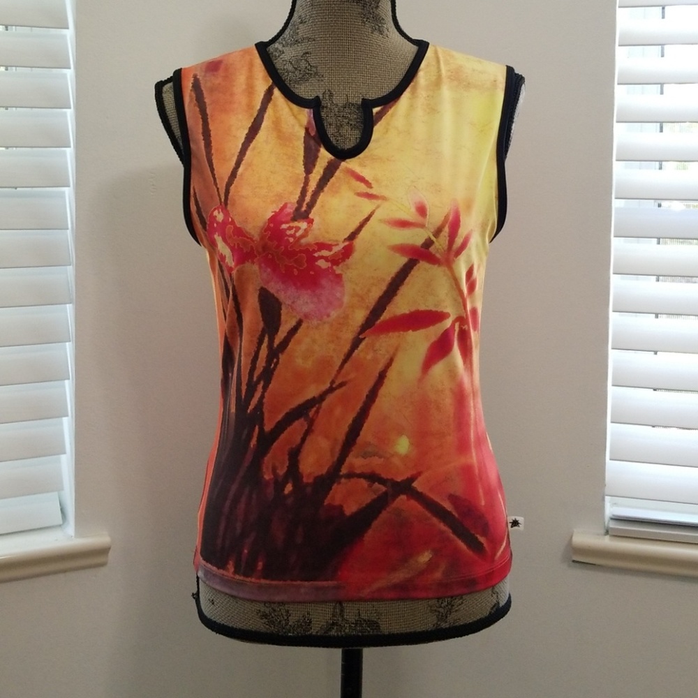 Floral so sporty.com exercize tank